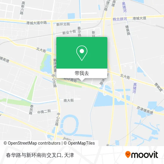 春华路与新环南街交叉口地图