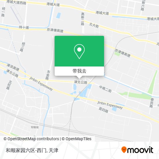 和顺家园六区-西门地图