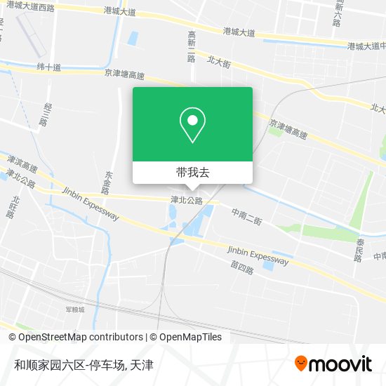 和顺家园六区-停车场地图