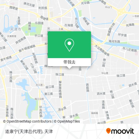 道康宁(天津总代理)地图