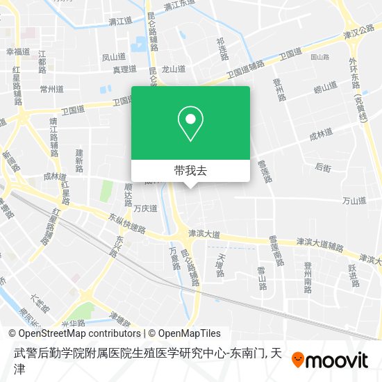 武警后勤学院附属医院生殖医学研究中心-东南门地图