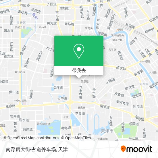 南浮房大街-占道停车场地图