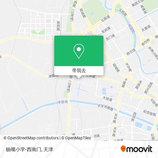 杨嘴小学-西南门地图