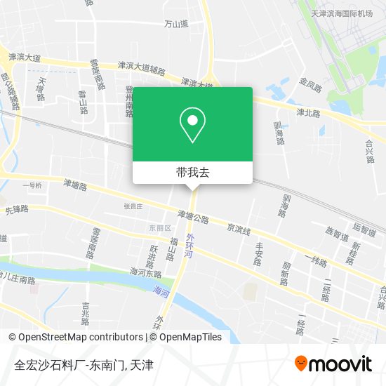 全宏沙石料厂-东南门地图