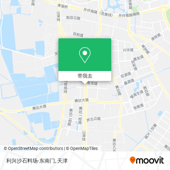 利兴沙石料场-东南门地图