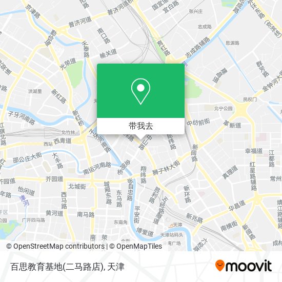 百思教育基地(二马路店)地图