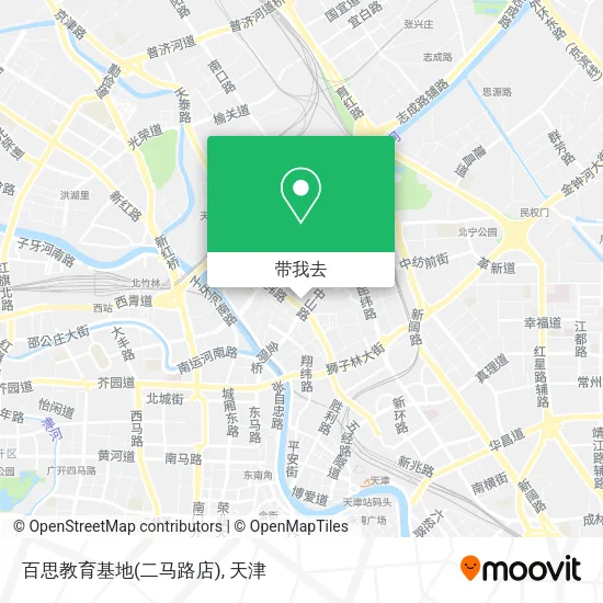 百思教育基地(二马路店)地图