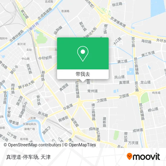 真理道-停车场地图