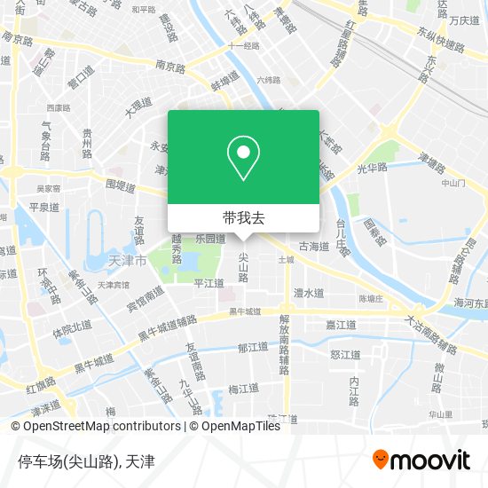 停车场(尖山路)地图