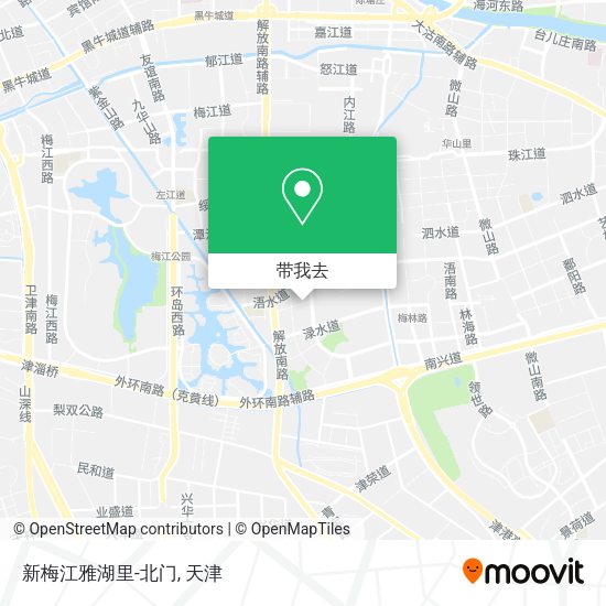 新梅江雅湖里-北门地图