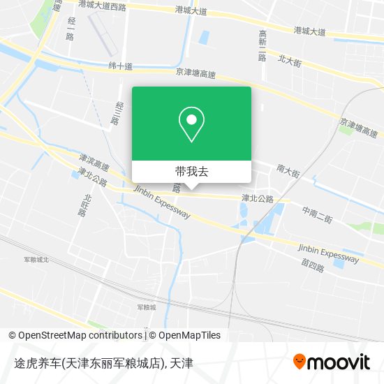 途虎养车(天津东丽军粮城店)地图