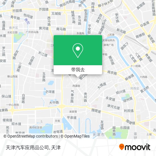 天津汽车应用品公司地图