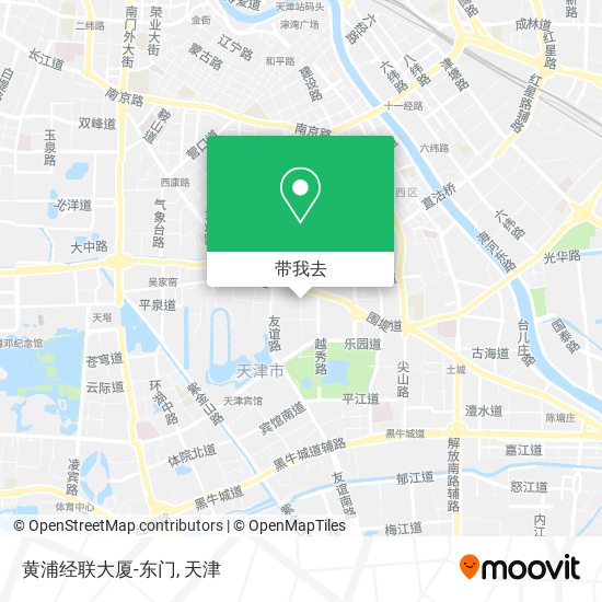 黄浦经联大厦-东门地图