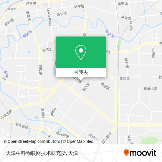 天津中科物联网技术研究所地图