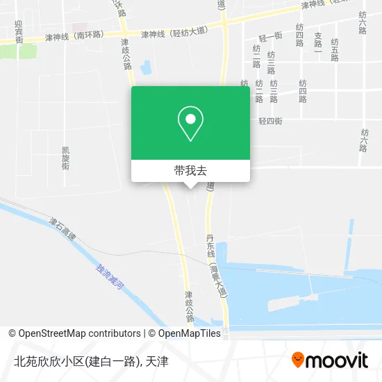 北苑欣欣小区(建白一路)地图