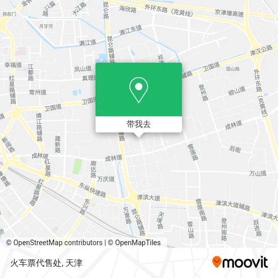 火车票代售处地图
