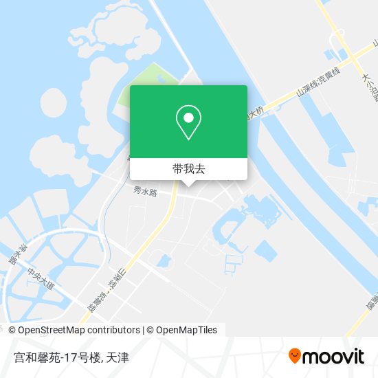 宫和馨苑-17号楼地图