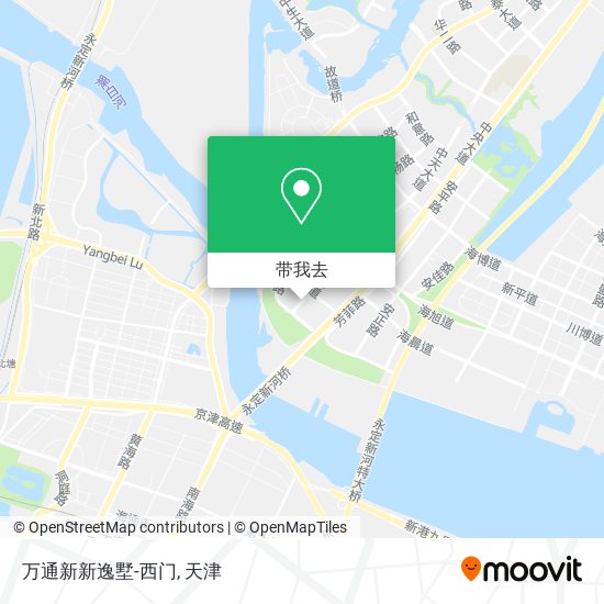 万通新新逸墅-西门地图