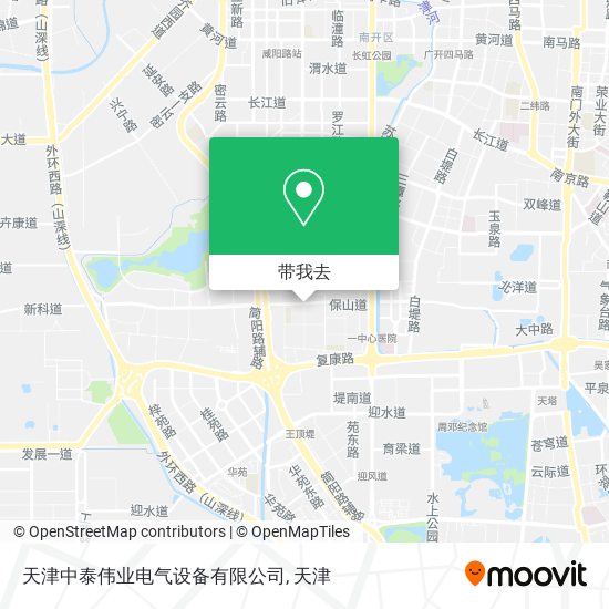 天津中泰伟业电气设备有限公司地图