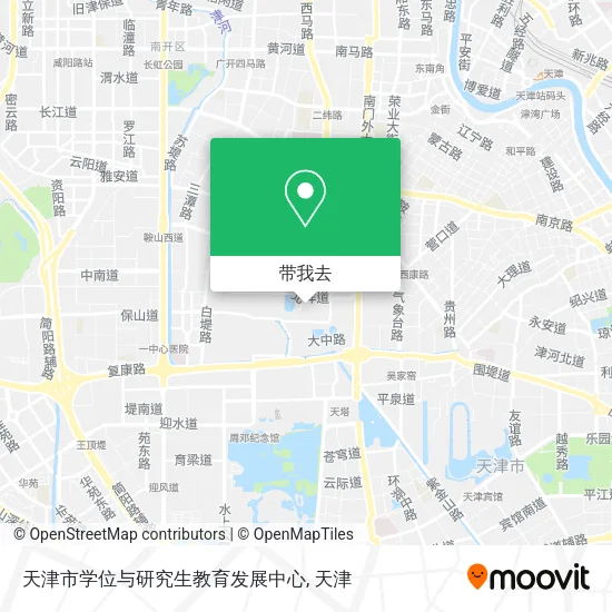 天津市学位与研究生教育发展中心地图