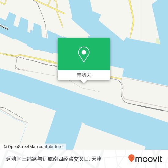 远航南三纬路与远航南四经路交叉口地图