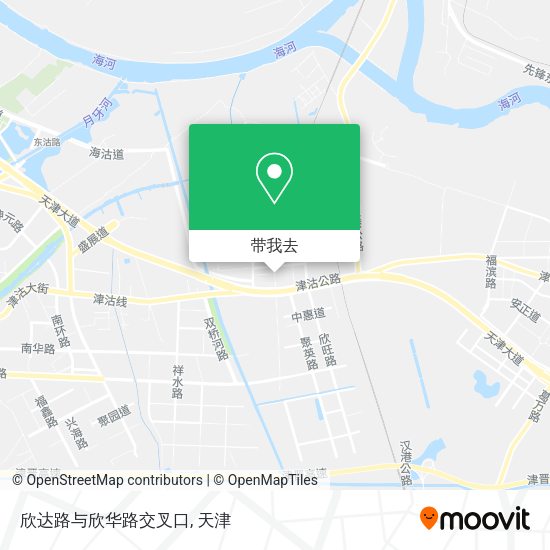 欣达路与欣华路交叉口地图