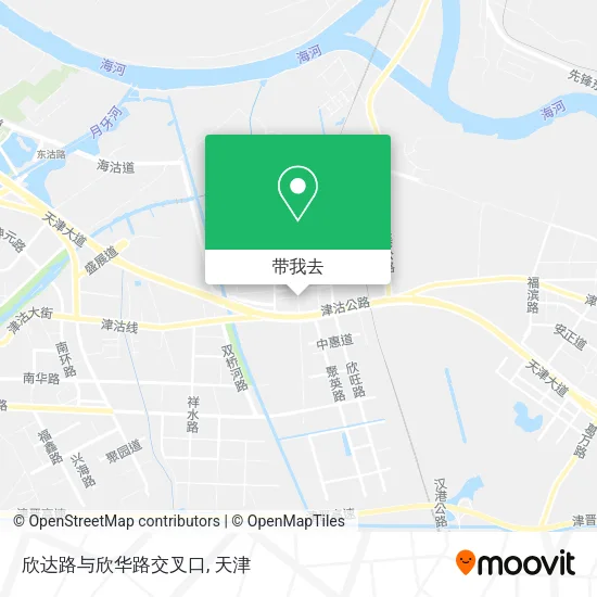欣达路与欣华路交叉口地图