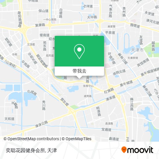奕聪花园健身会所地图