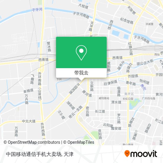 中国移动通信手机大卖场地图