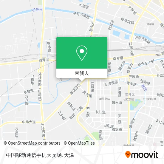 中国移动通信手机大卖场地图