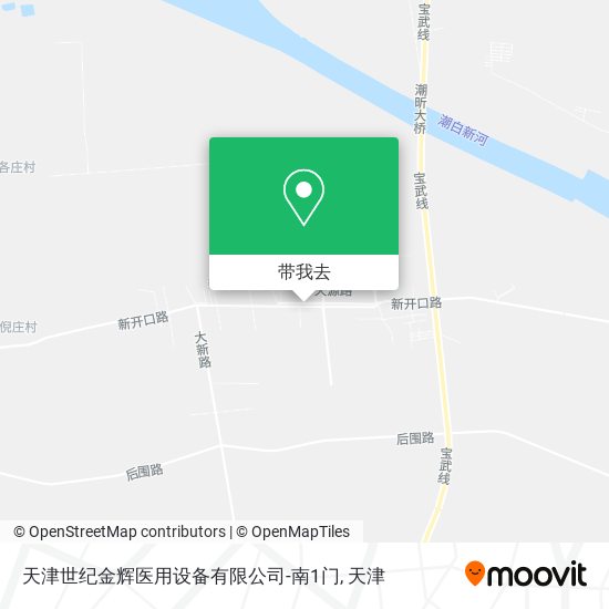 天津世纪金辉医用设备有限公司-南1门地图