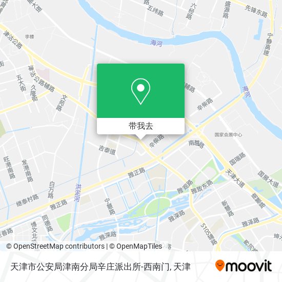 天津市公安局津南分局辛庄派出所-西南门地图