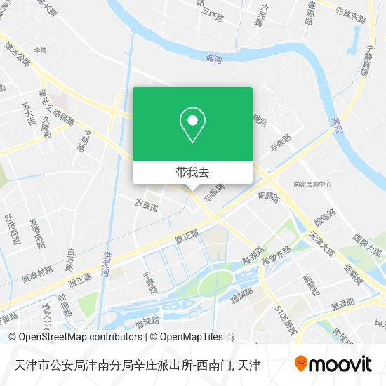 天津市公安局津南分局辛庄派出所-西南门地图