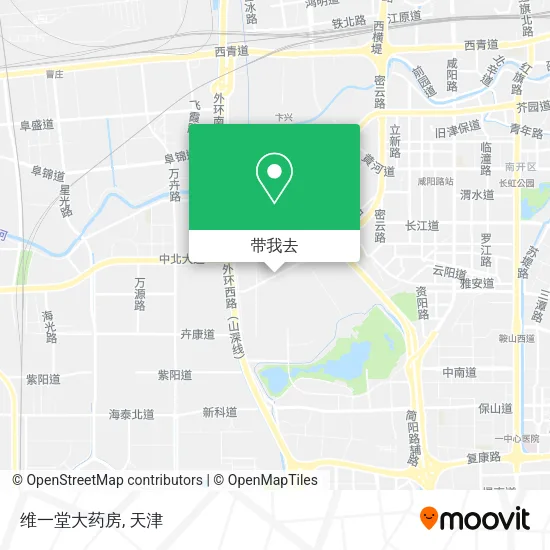 维一堂大药房地图