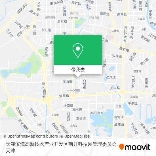 天津滨海高新技术产业开发区南开科技园管理委员会地图