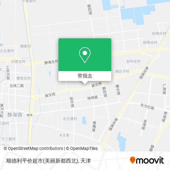 顺德利平价超市(美丽新都西北)地图
