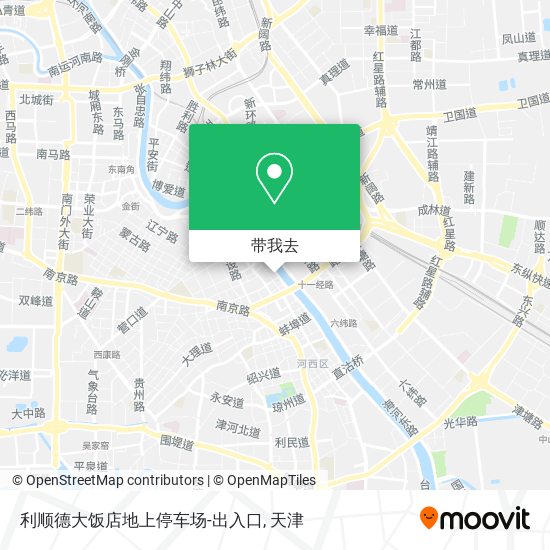 利顺德大饭店地上停车场-出入口地图