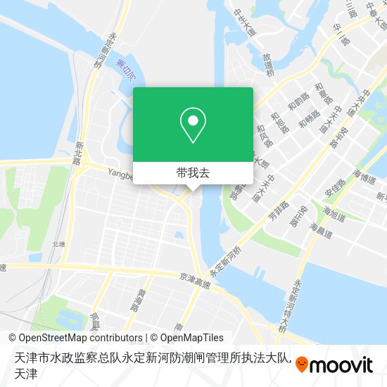 天津市水政监察总队永定新河防潮闸管理所执法大队地图