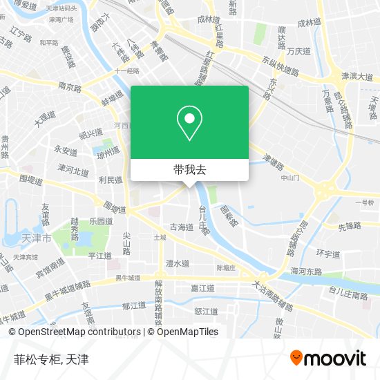 菲松专柜地图