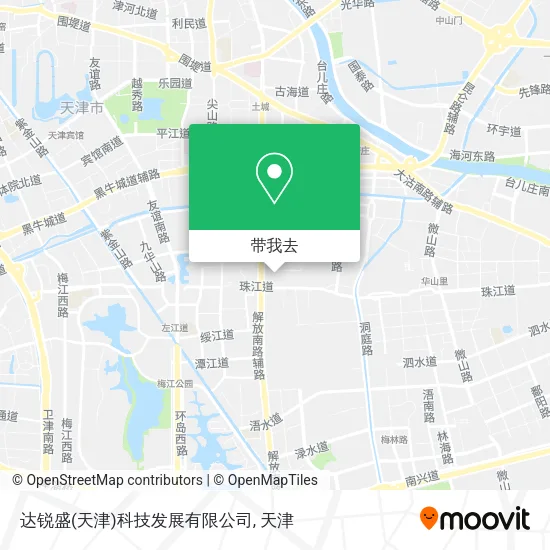 达锐盛(天津)科技发展有限公司地图