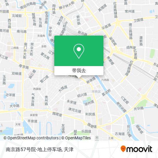 南京路57号院-地上停车场地图