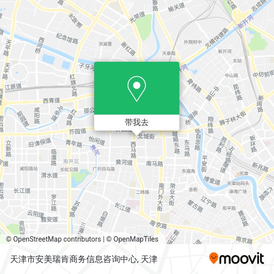 天津市安美瑞肯商务信息咨询中心地图