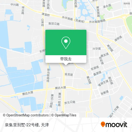 泉集里别墅-22号楼地图