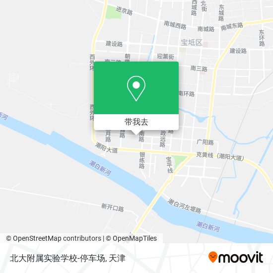 北大附属实验学校-停车场地图