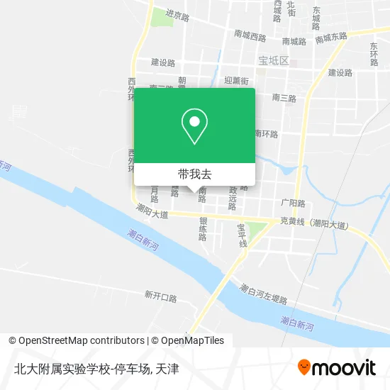 北大附属实验学校-停车场地图