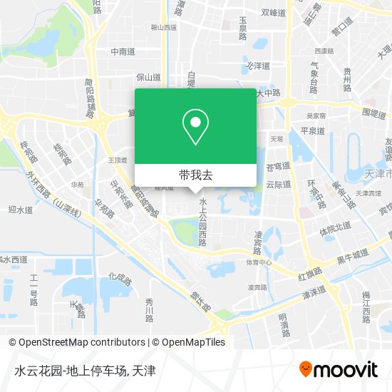 水云花园-地上停车场地图