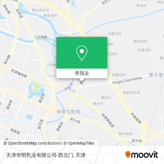 天津华明乳业有限公司-西北门地图
