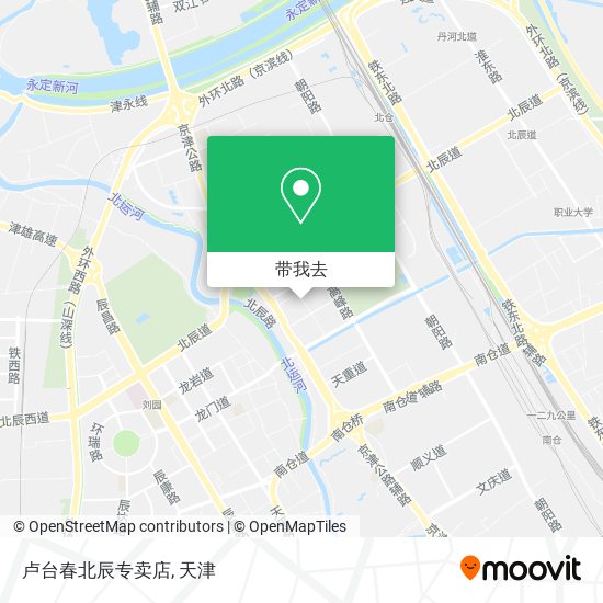 卢台春北辰专卖店地图