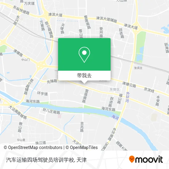 汽车运输四场驾驶员培训学校地图