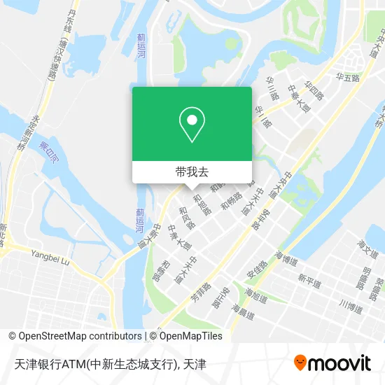 天津银行ATM(中新生态城支行)地图